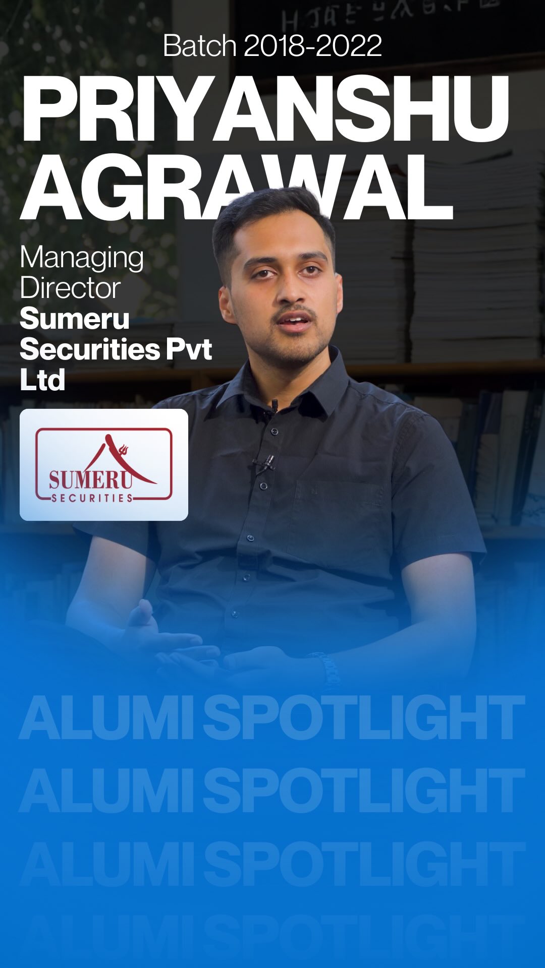 CFA, Priyanshu Agrawal, Batch 2018-2022
